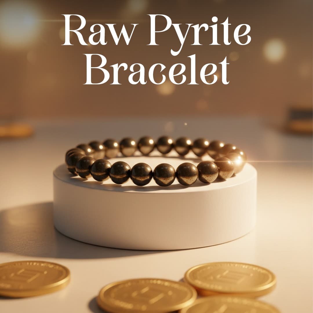 AstroKashi’s Raw Pyrite Bracelet